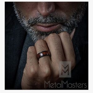 Masters Men's Ring in Black and Brown size 15